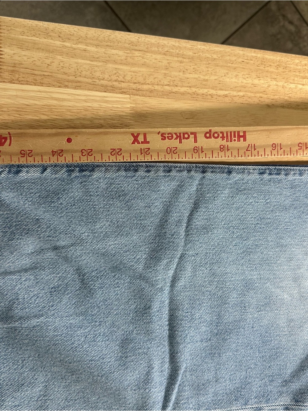 GAP Women's 4/27R Light wash high rise wide leg Blue Jeans NWT super soft - Picture 8 of 8